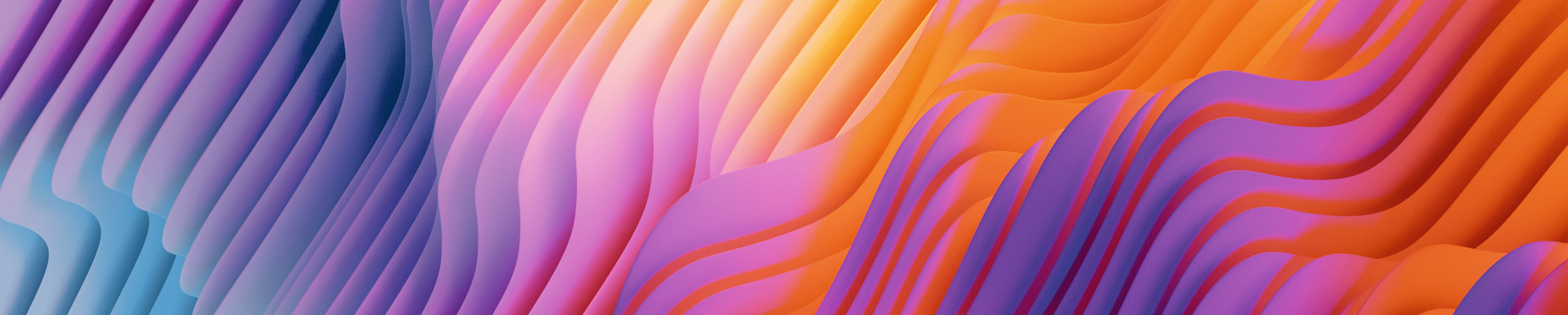 An abstract image with colorful waves
